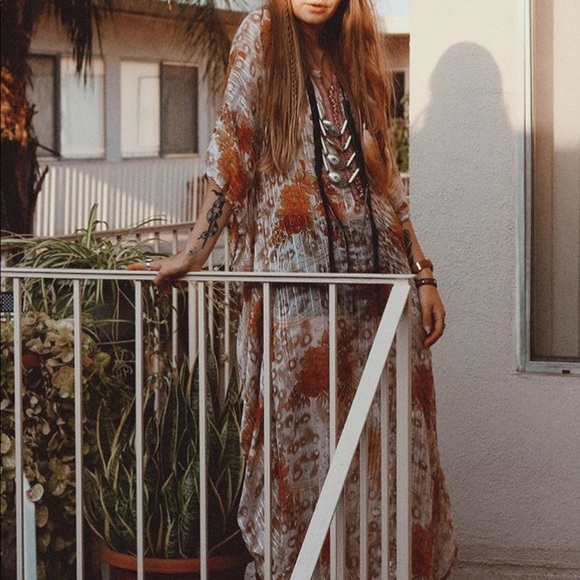 Vintage Sheer Floral Tunic - Picture 2 of 15